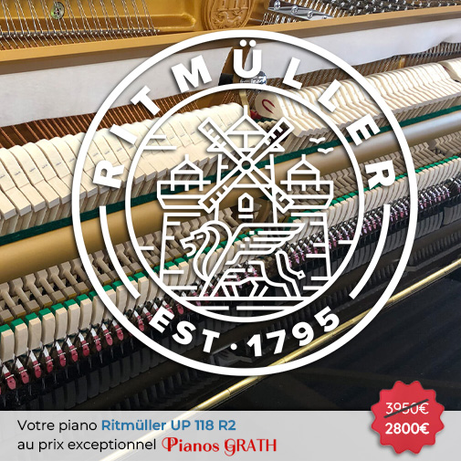 Carousel Piano Ritmüller UP 118 R2 neuf