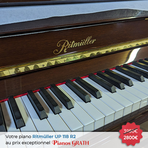 Carousel Piano Ritmüller UP 118 R2 neuf