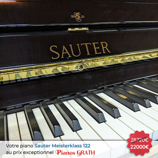 Carousel Piano Sauter Meisterklass 122 neuf