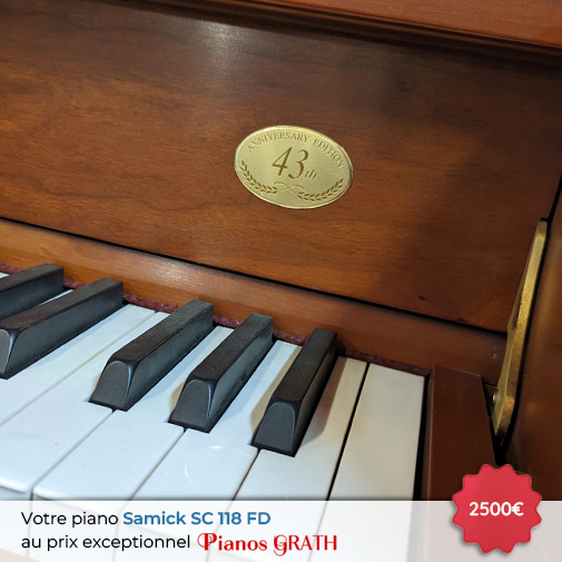 Carousel Piano Samick SC 118 FD occasion