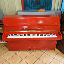 Piano occasion Piano Zimmermann rouge 108 occasion